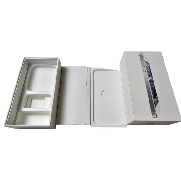 Apple iPhone 5 EMPTY Box Packaging Inserts ONLY NO PHONE White 16GB MD655LL/A - Picture 1 of 6